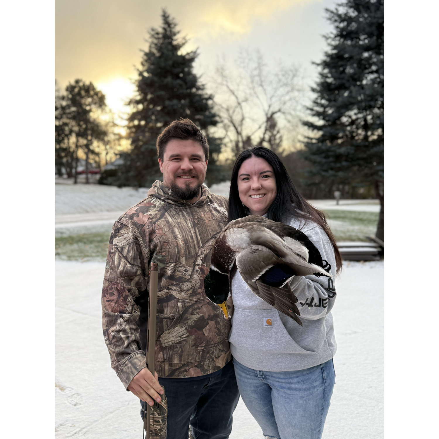 Duck hunting Ettr Lake