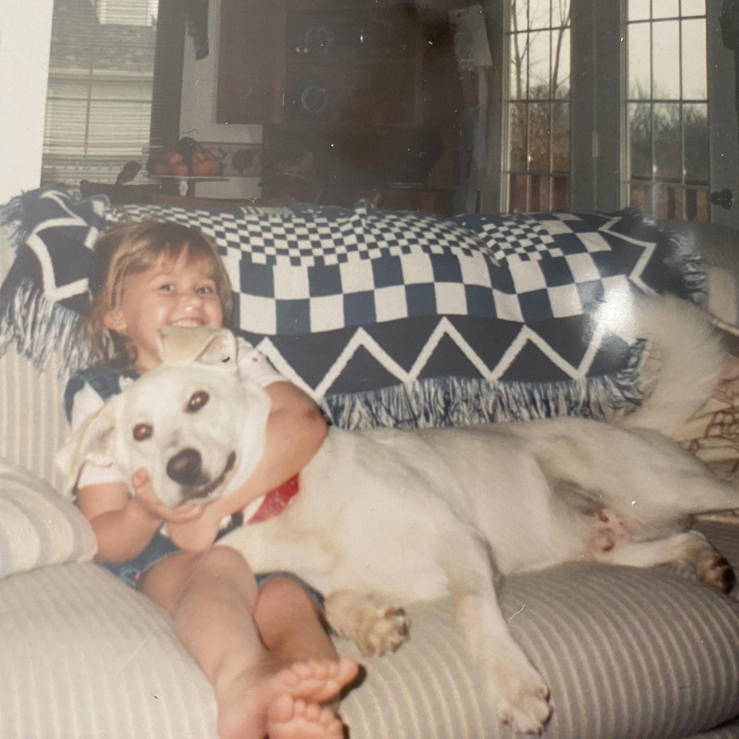 Liz as a little girl