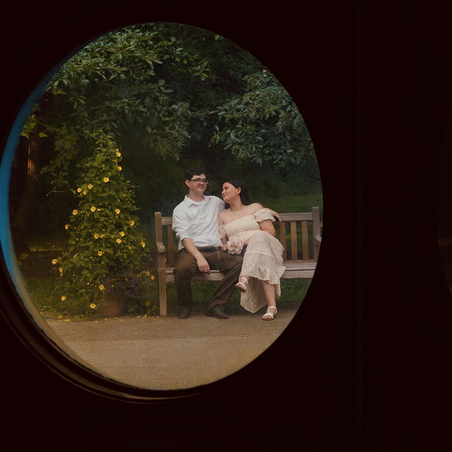 From our engagement shoot at Inniswood Metro Gardens
