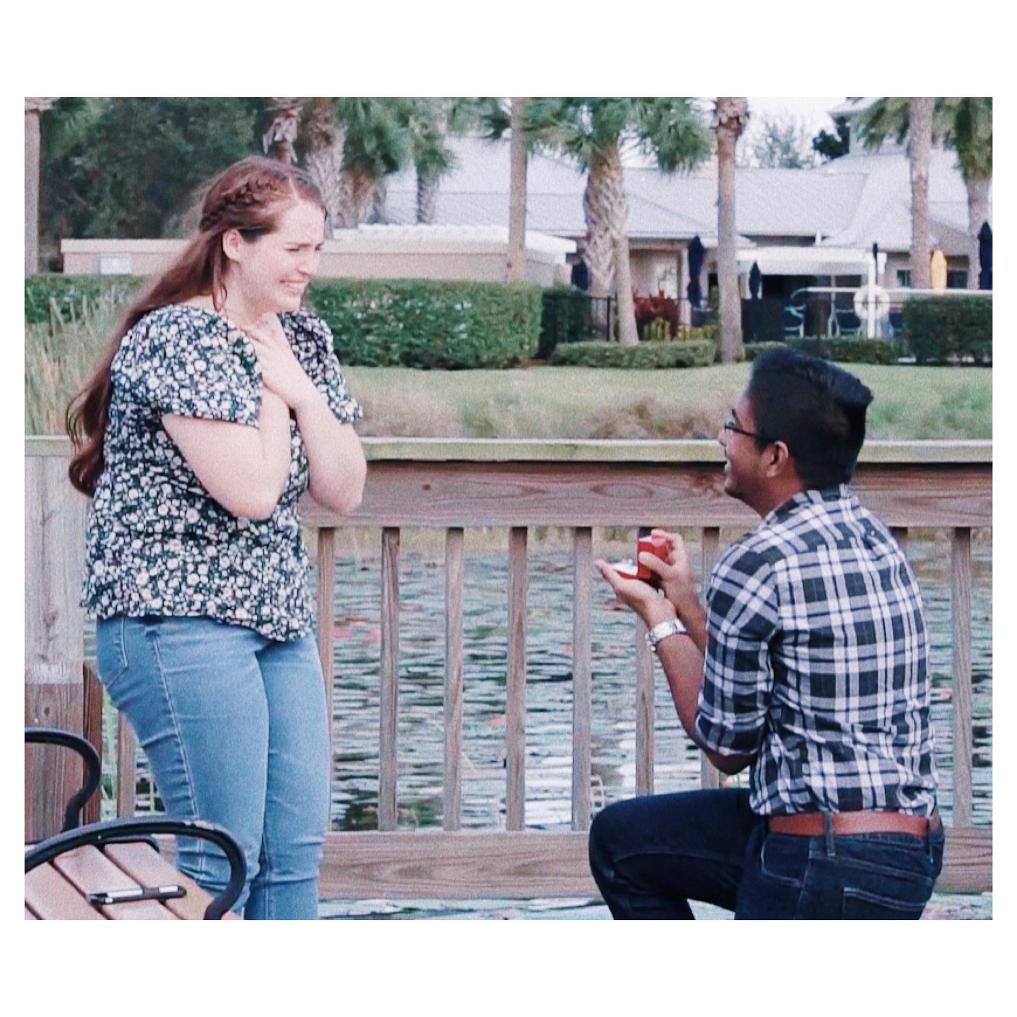 December 8, 2021: Andrew proposes to Kailey.