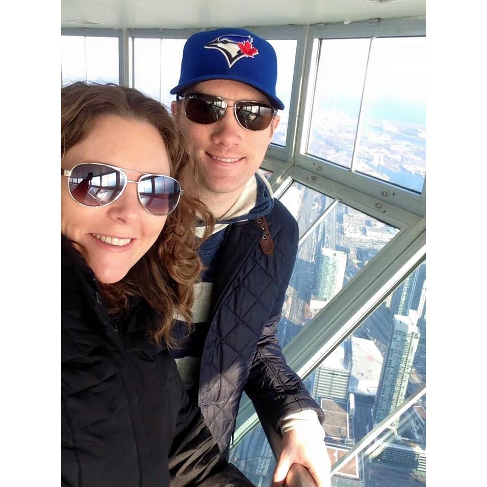 Top of the CN Tower, Toronto, Canada December 2014