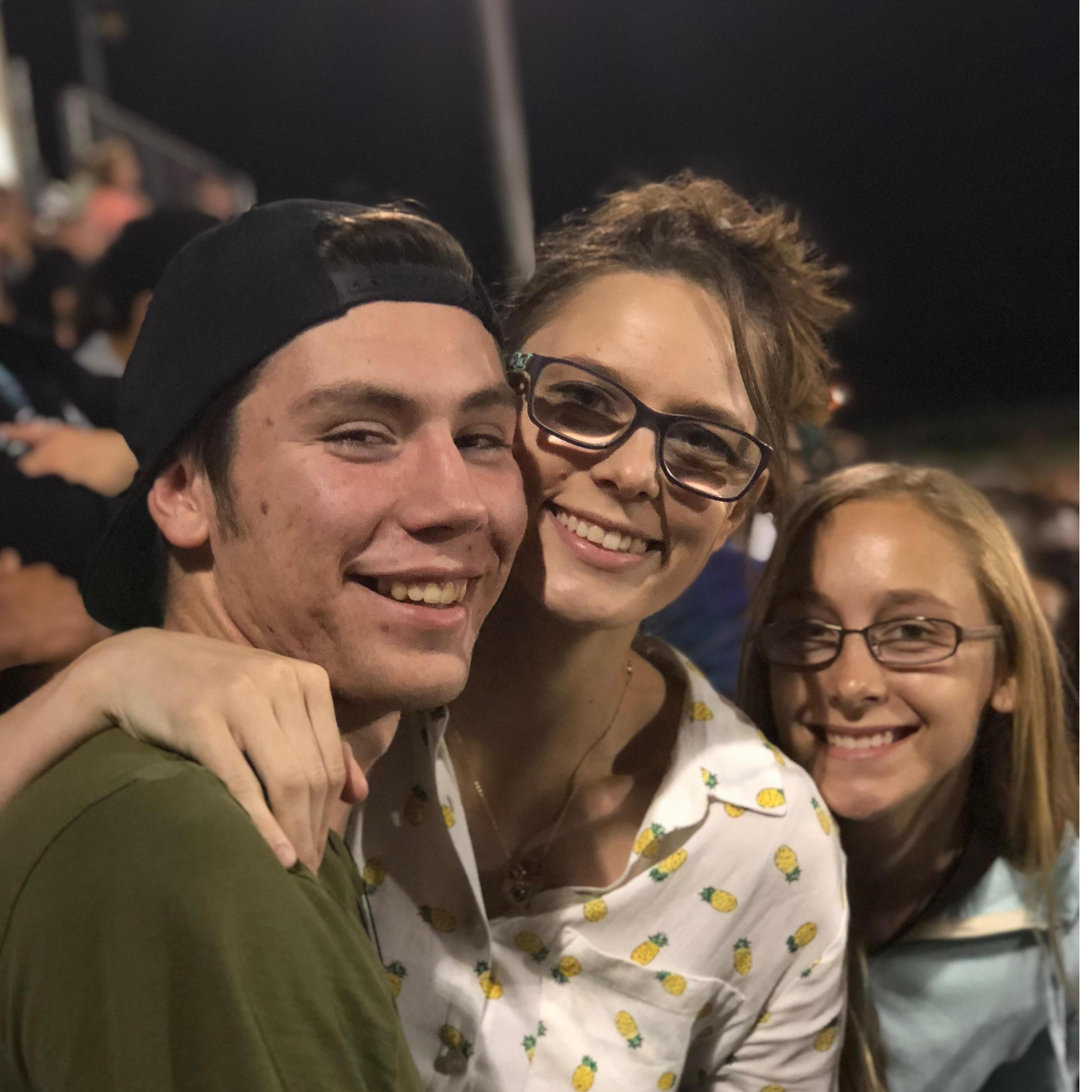 His first and my last Homecoming game!