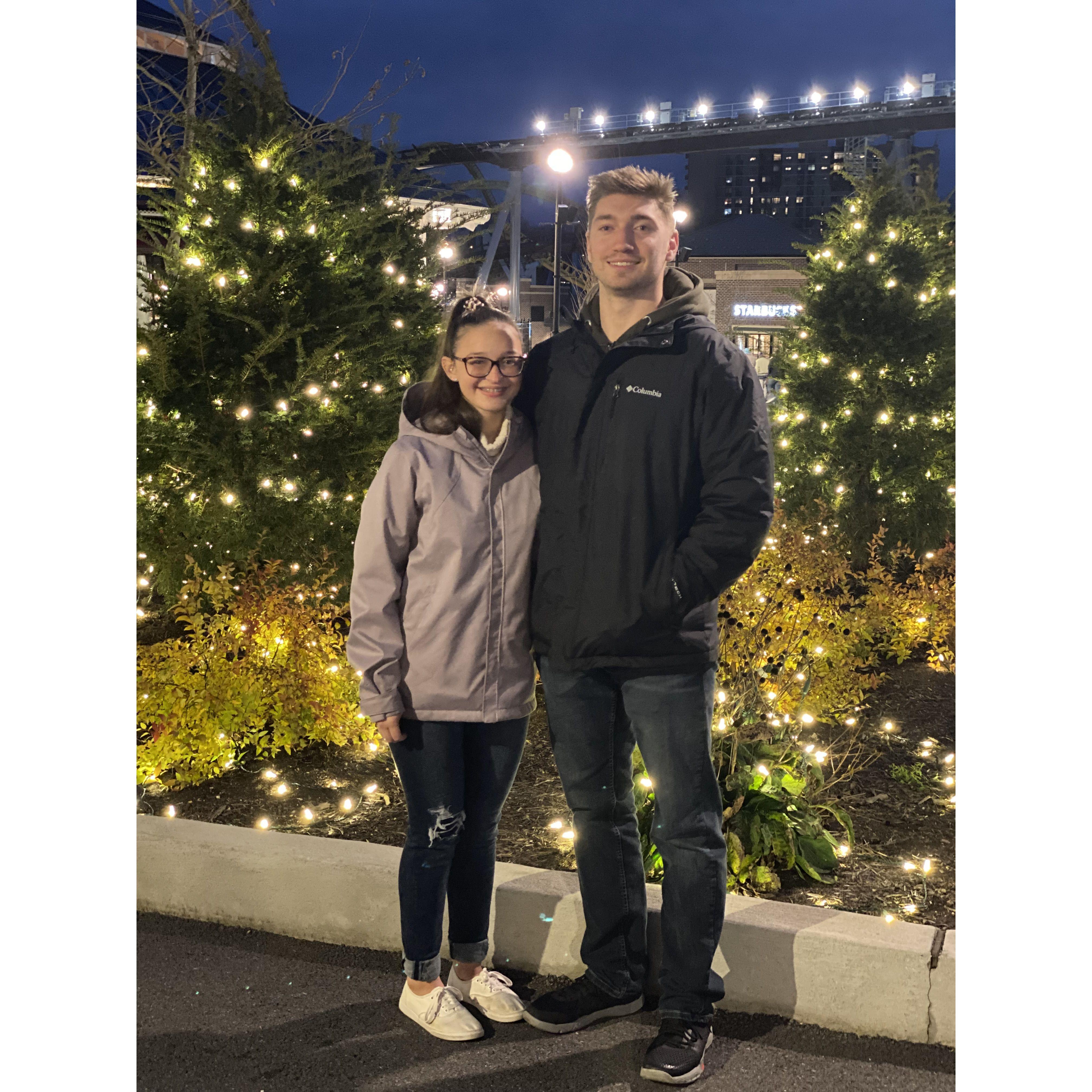When we went to Hershey, PA to see the lights.
Winter 2021