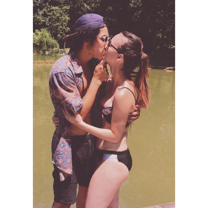 The cabin trip where we announced that we were officially dating!