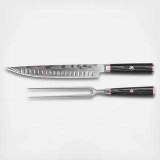 Yari 2-Piece Carving Set with Wood Box