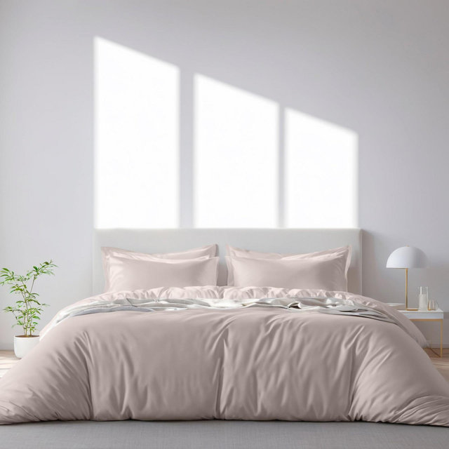 White Classic Luxury Soft Comforter Cover Set - Microfiber Duvet Cover with Zipper, 2 Pillow Shams - Comforter Not Included