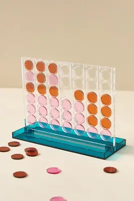 Four In A Row Acrylic Tabletop Game