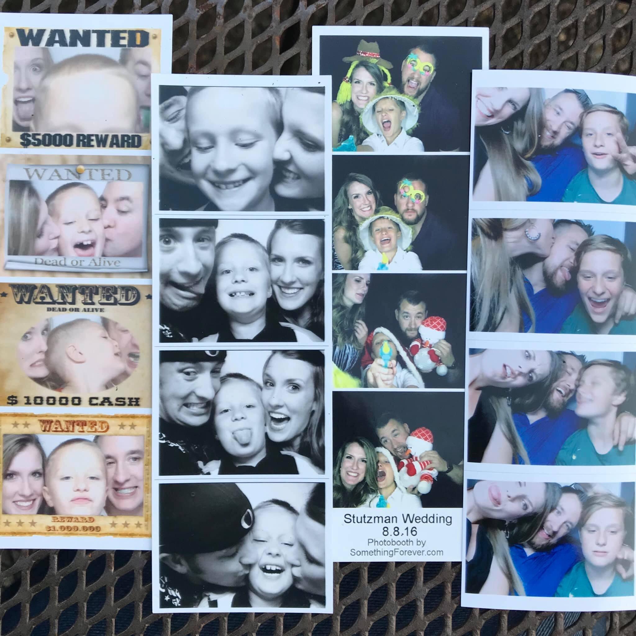 Colleen demands we climb in every photobooth we come across