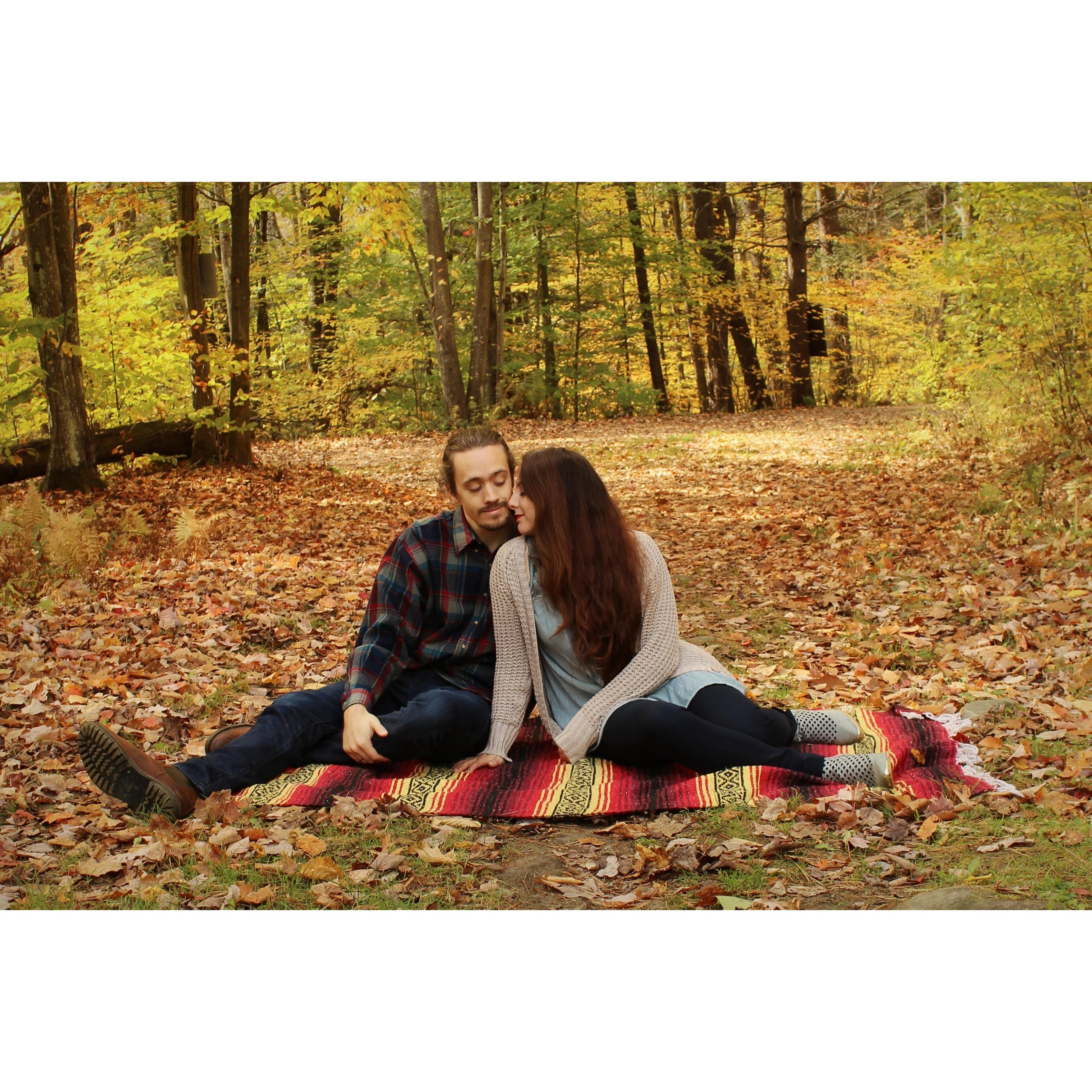 Photo shoot near our new home in New Hampshire, Fall 2017