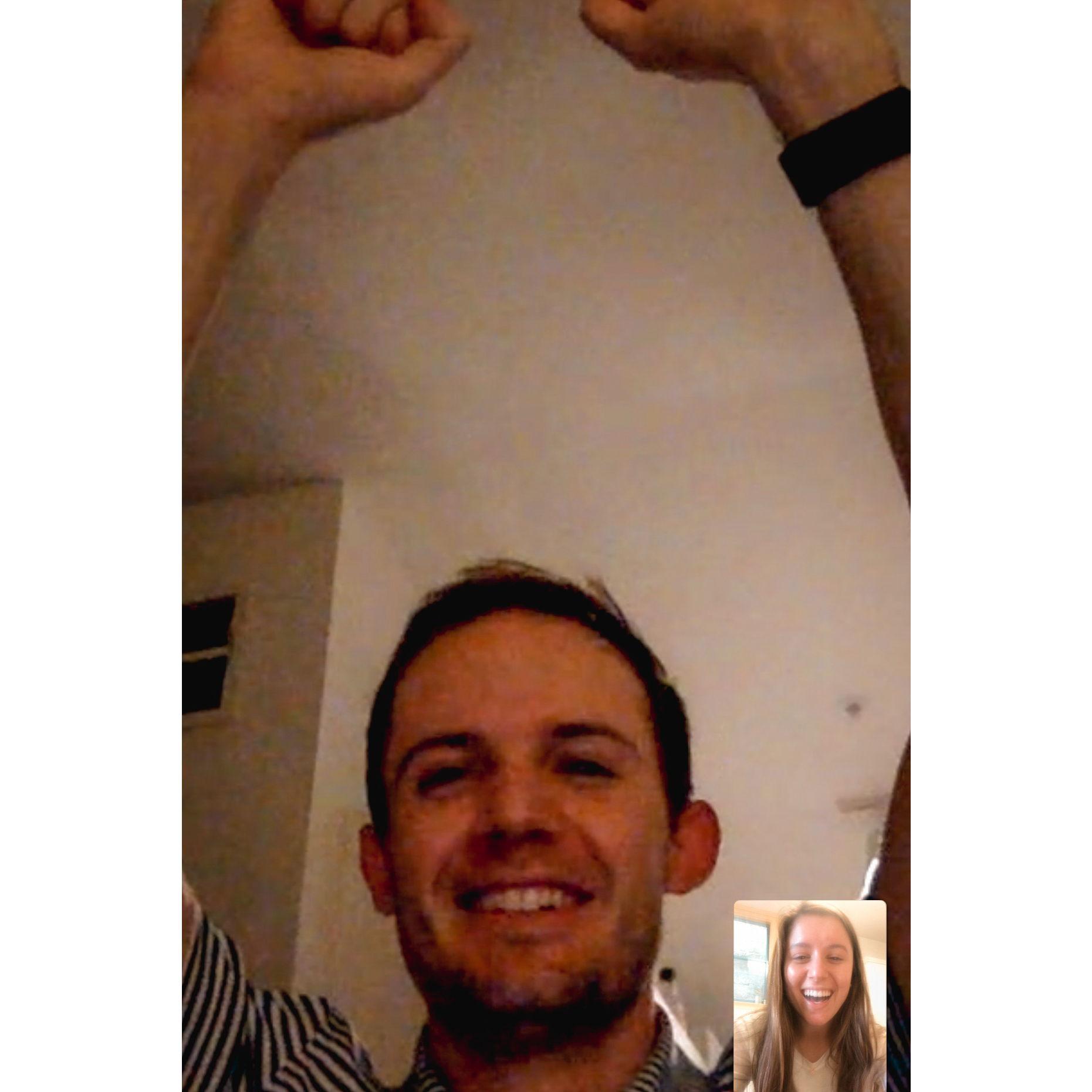 The end of long distance! Drew accepting a job in SF