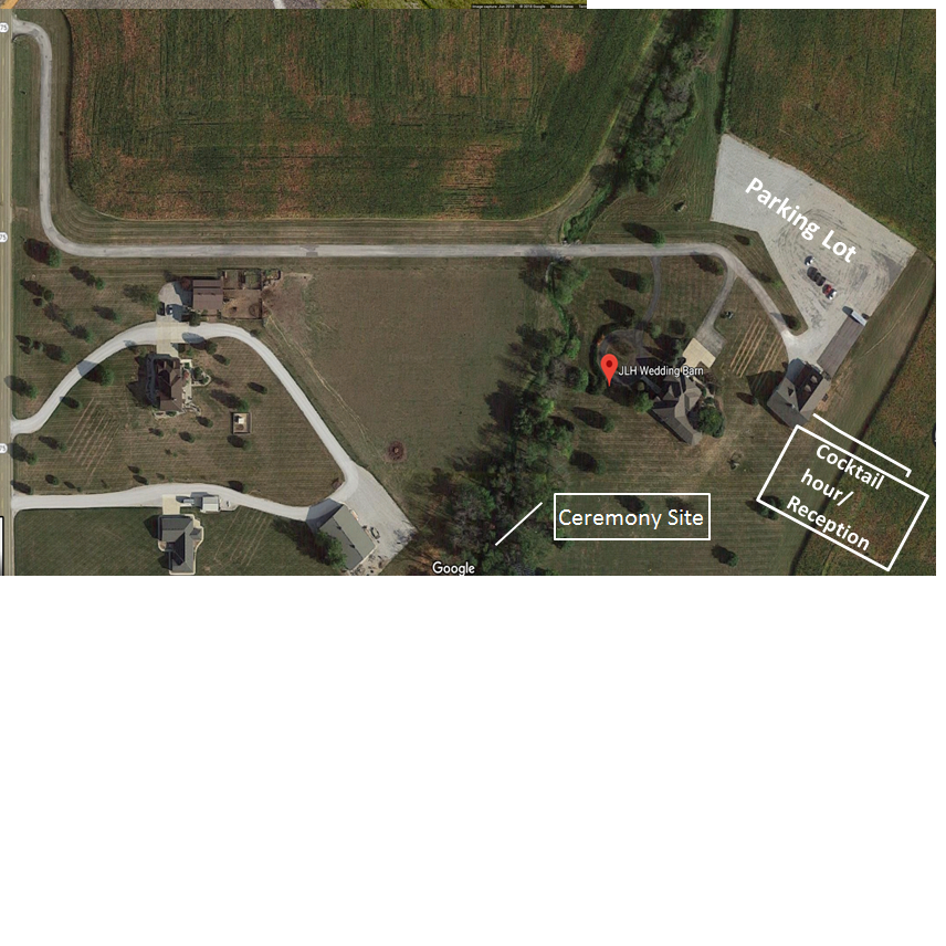 This is the Property Layout. Once you turn off of St Rd 75, you will navigate down a long drive back to the property.