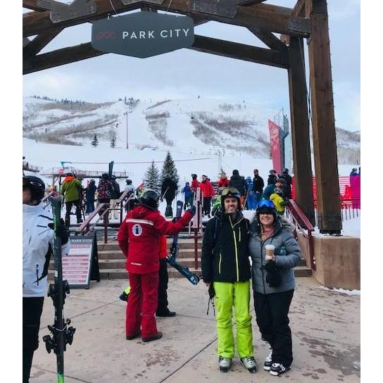 First ski trip together in January 2020