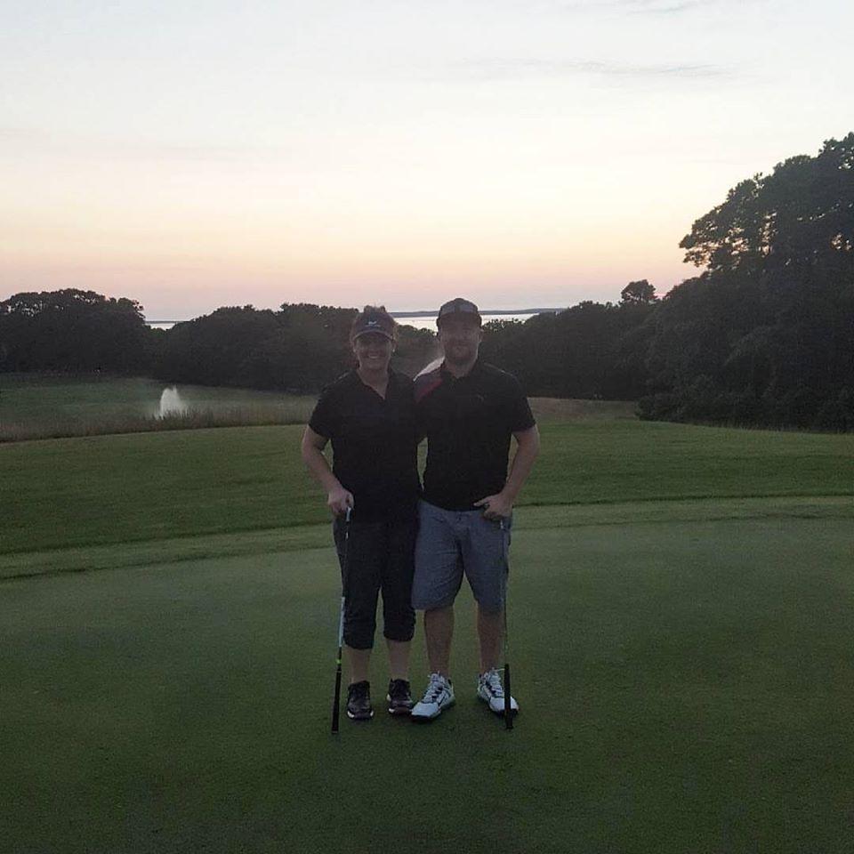 Golfing at Martha's Vineyard in August 2017