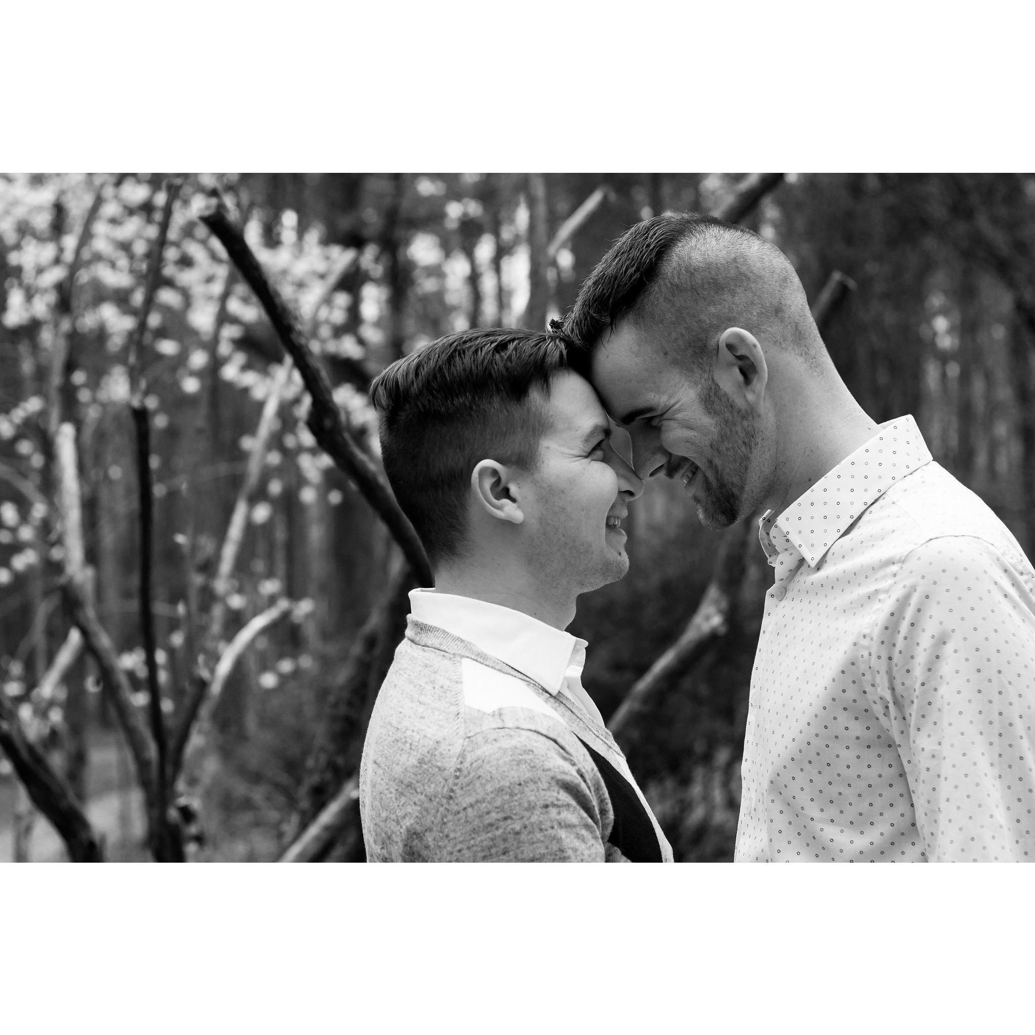 The beauty of black and white can warm the heart of many.