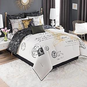 Paris Gold Comforter Set