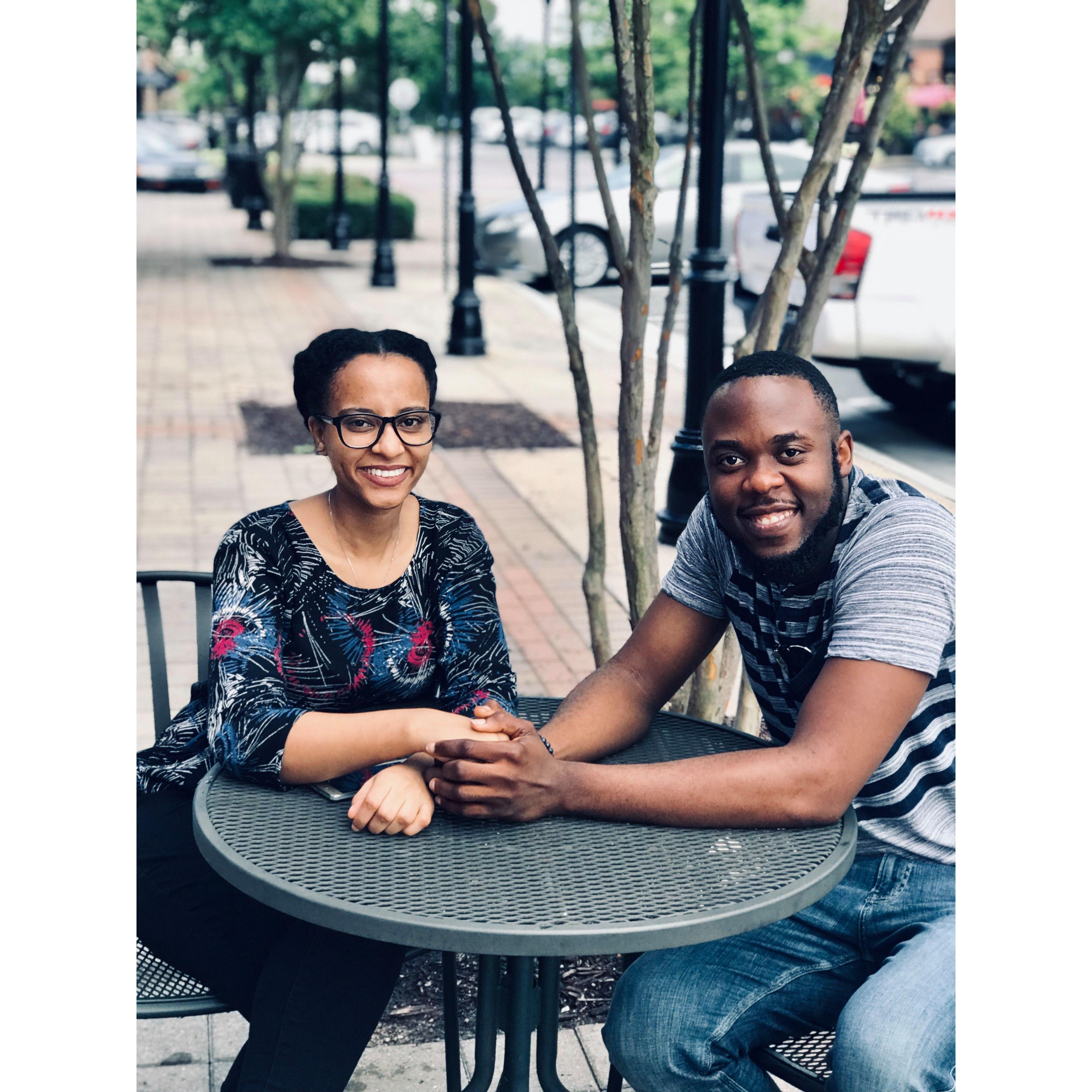 They truly both love smiling