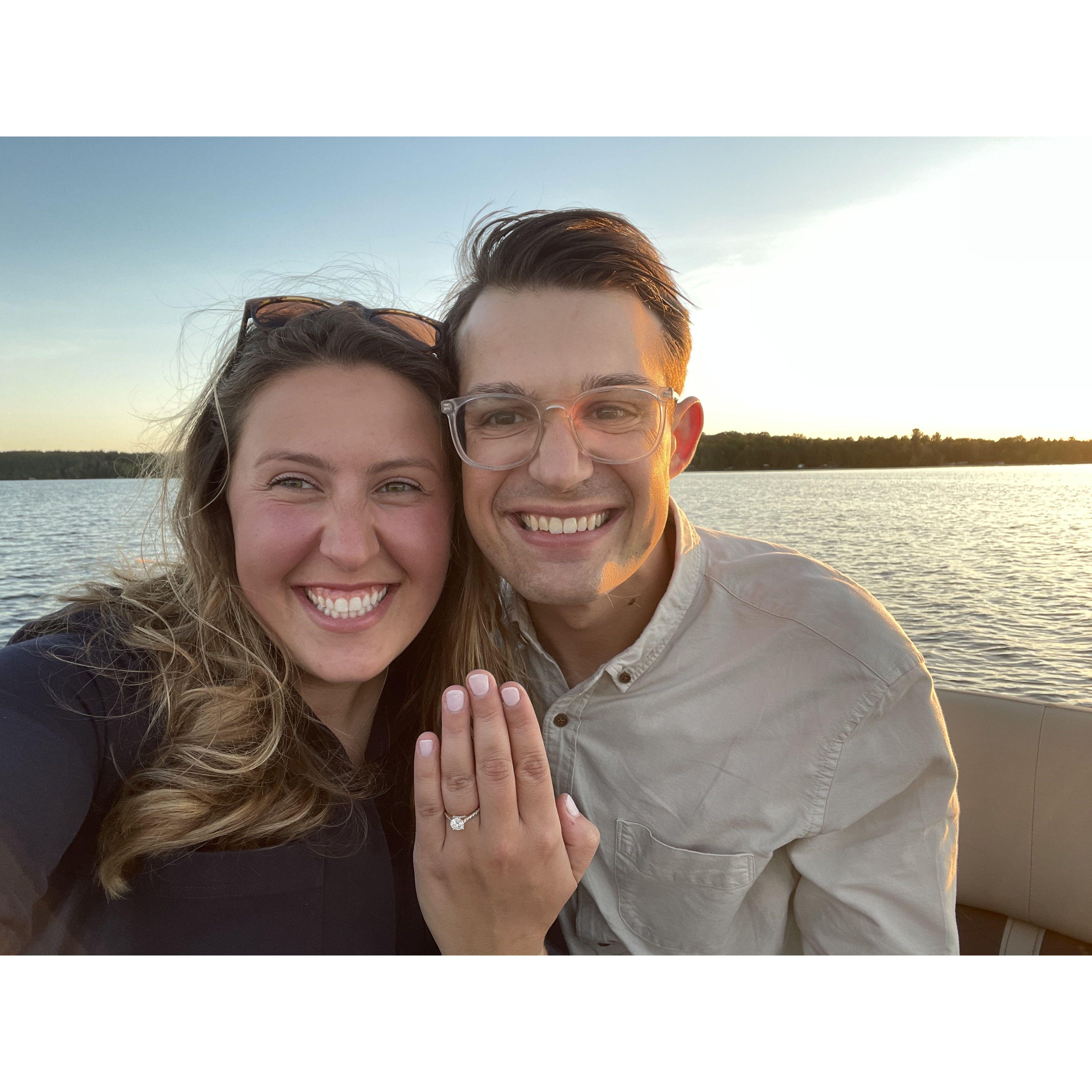 Taken the night Charlie proposed!