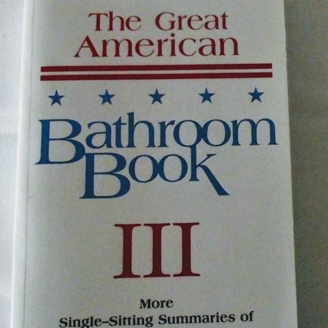 The Great American Bathroom Book, Volume 3