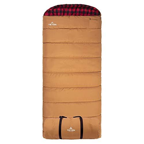 TETON Sports Deer Hunter Sleeping Bag; Warm and Comfortable Sleeping Bag Great for Camping Even in Cold Seasons