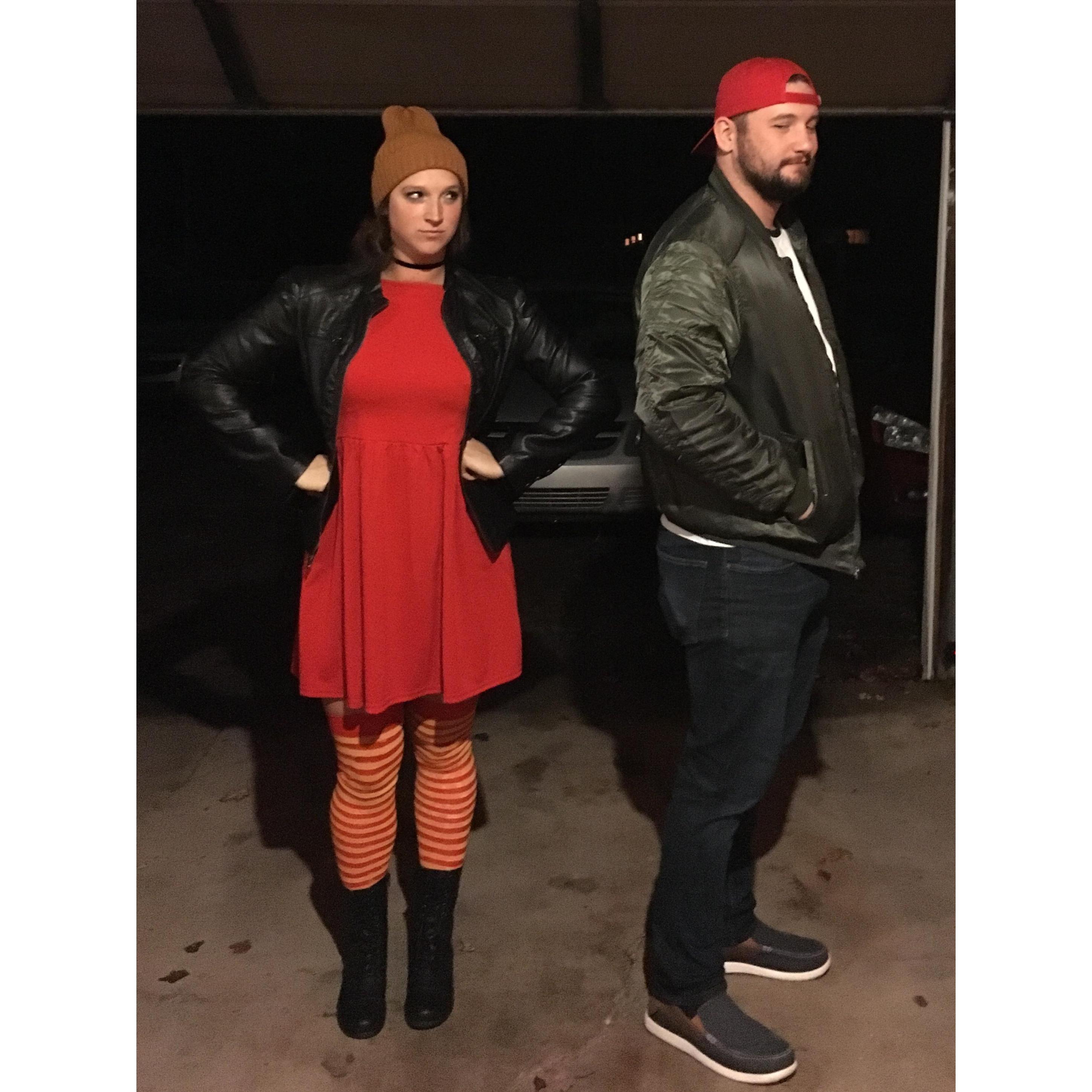 2017 Halloween dressed as Tj and Spinelli from Recess.