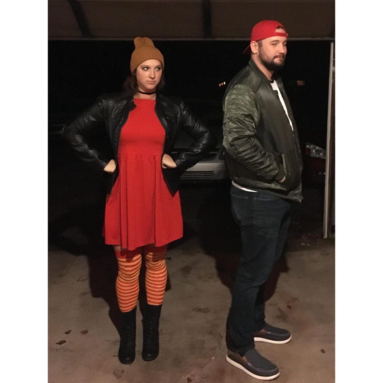 2017 Halloween dressed as Tj and Spinelli from Recess.