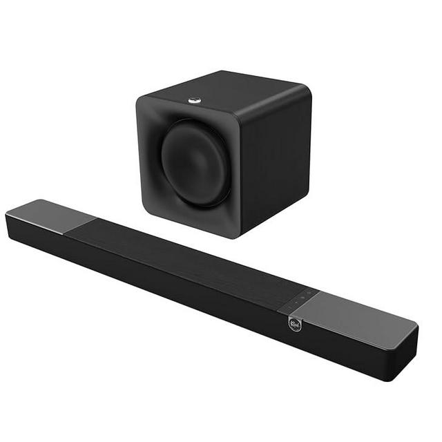 Klipsch Flexus Sound System: CORE 200 Sound Bar, 10" SUB 100 Subwoofer, Powered by Onkyo with Bluetooth, Dolby Atmos and Custom Tuned Bass - Black