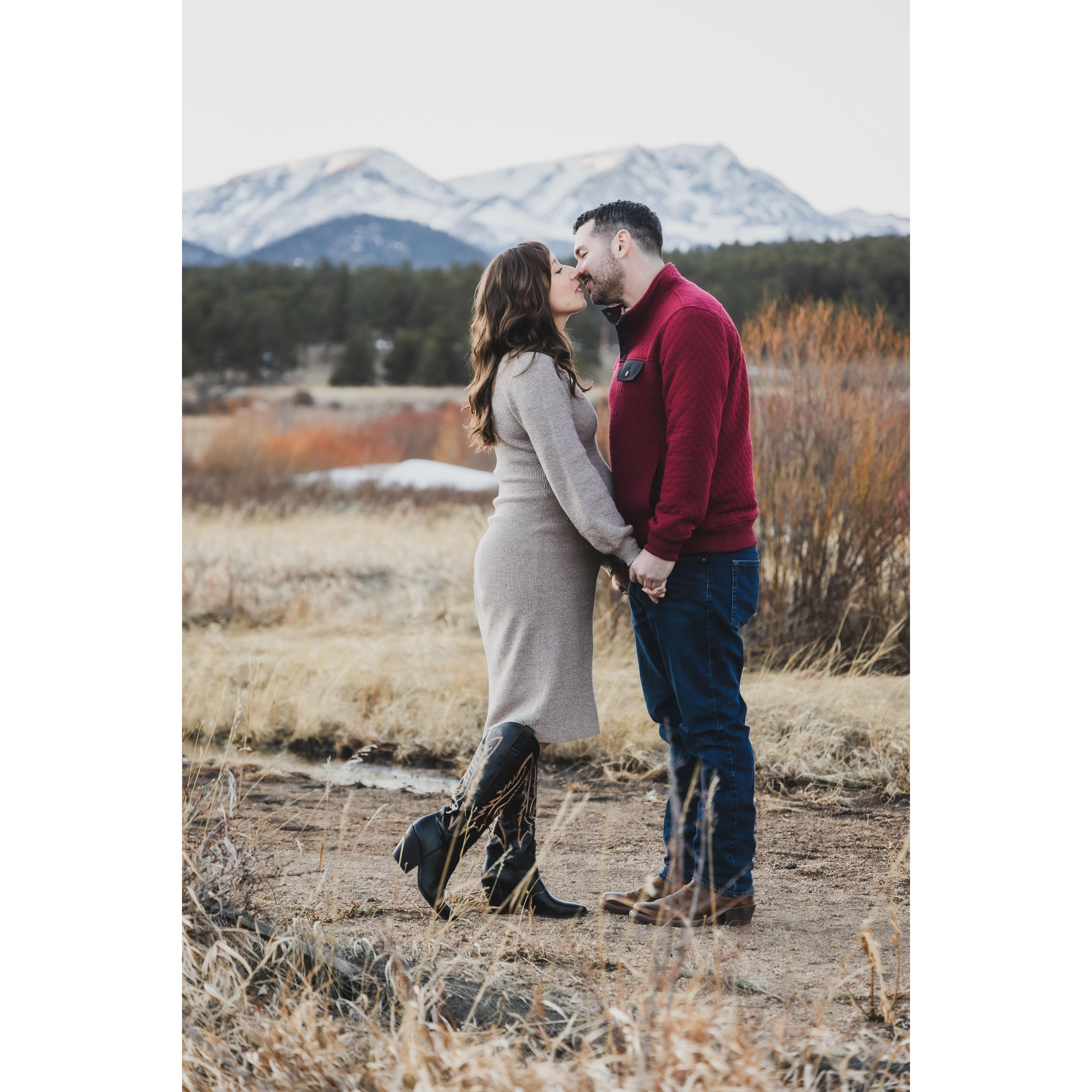 Engagement shoot in Rocky Mountain National Park!
