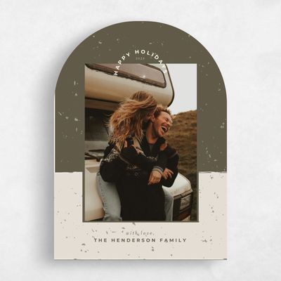 Green Arch Holiday Card - Modly
