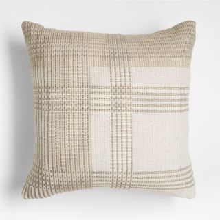 Plaid Outdoor Throw Pillow