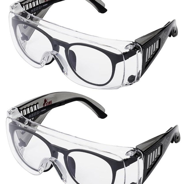 UNCO- Safety Goggles Over Glasses, Protective Goggles, Anti Fog, Work, Safety Glasses Over