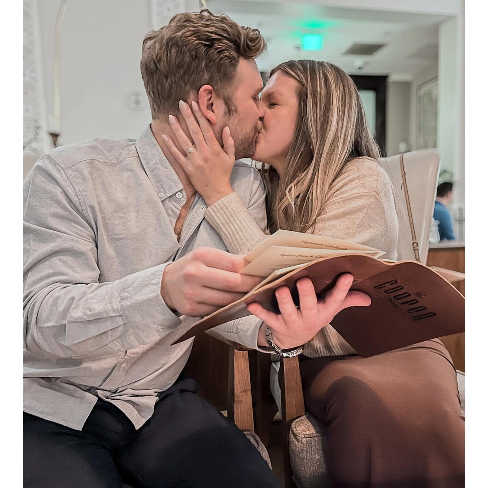 The night Sam proposed to Ali!