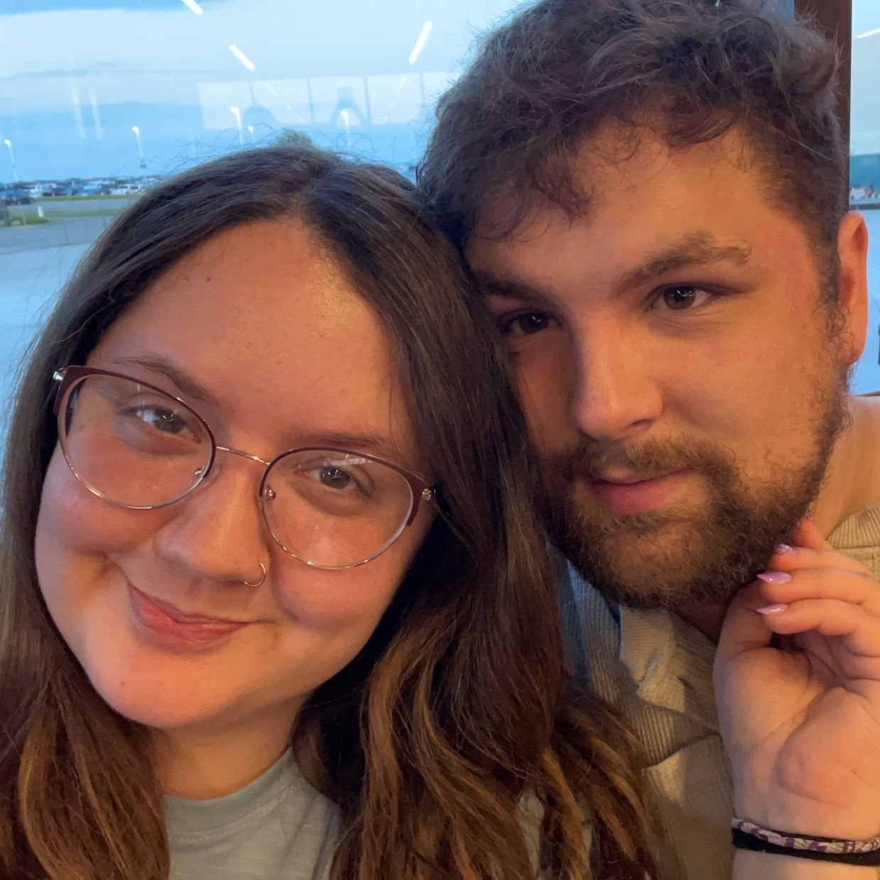 Waiting at the airport going to Montana