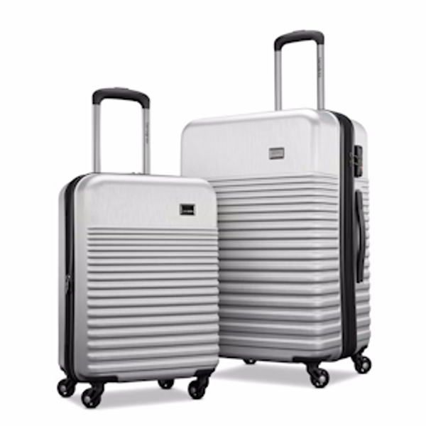 2 Piece Set | Silver Luggage Set | Samsonite