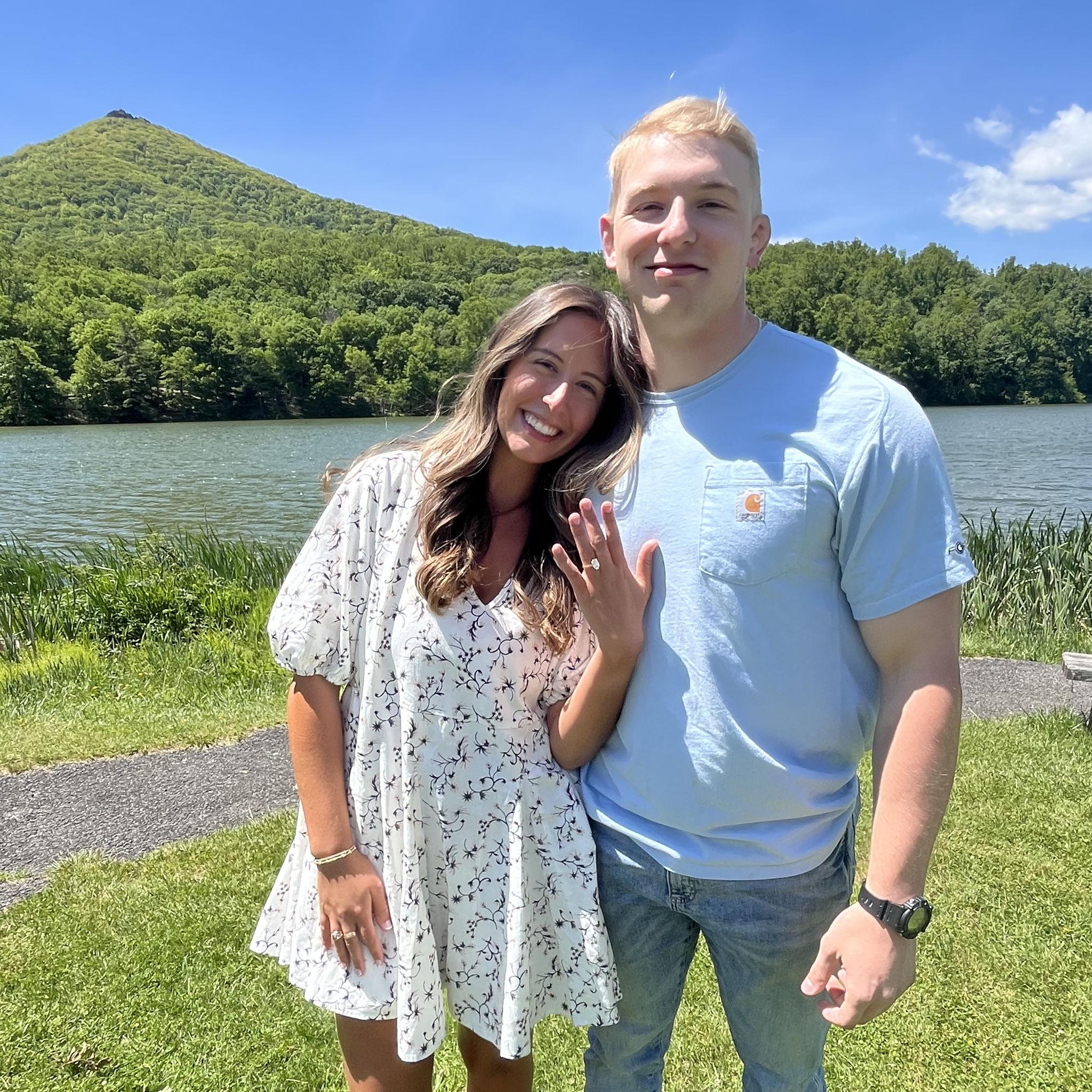 The day we got engaged!