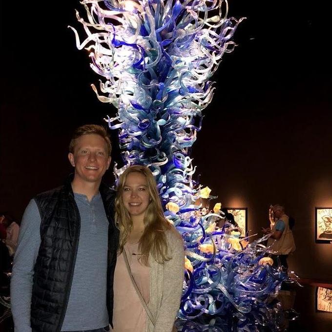 Chihuly Garden and Glass exhibit in Seattle, WA