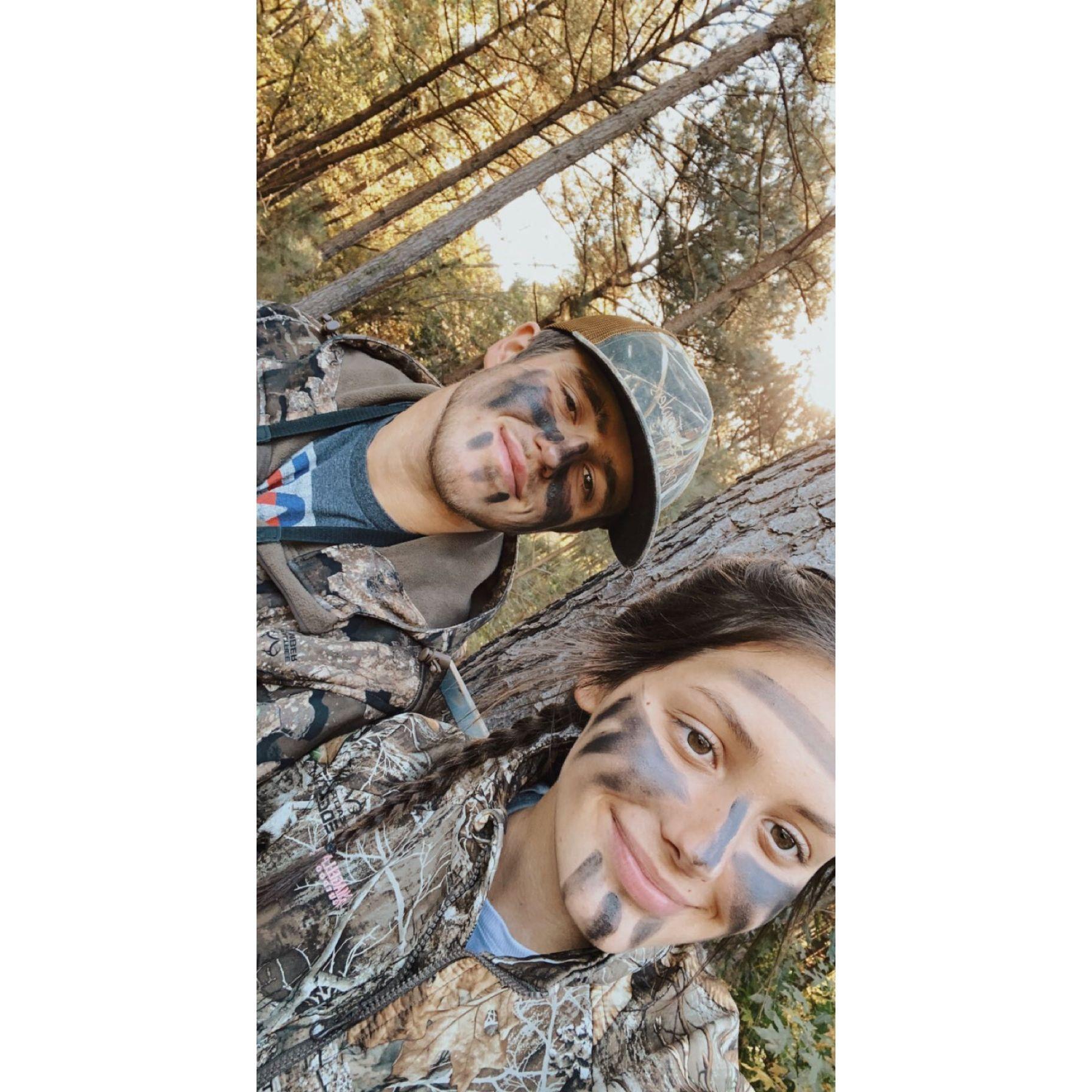 October 2020- one of our first hunts together