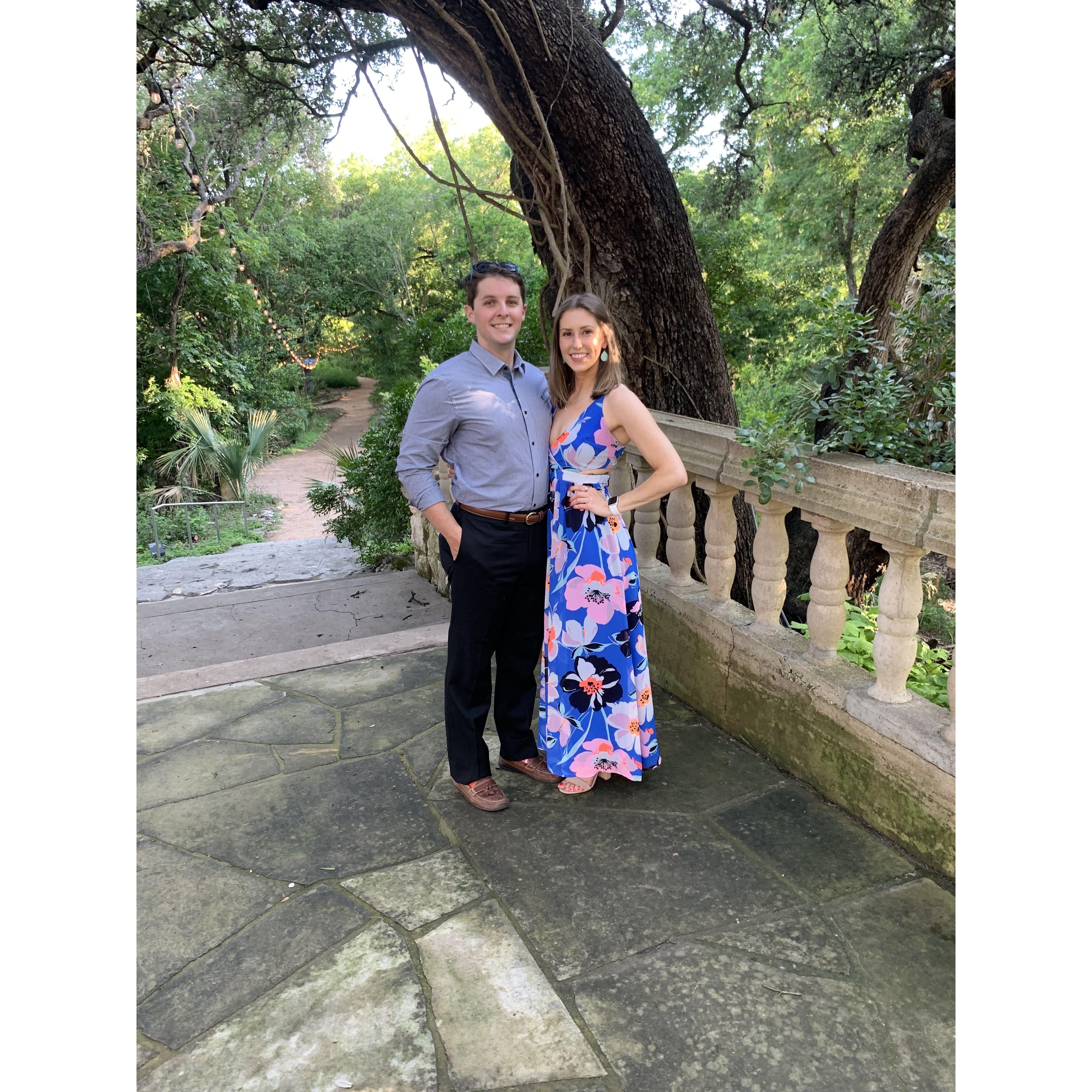 Celebrating the wedding of Denise and Devin in Austin, June 2021