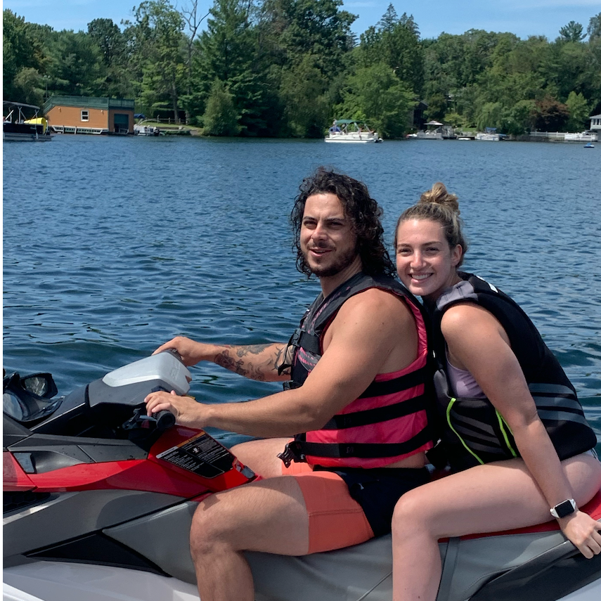 June 2021- They started off Summer 2021 with a fun jet ski ride!