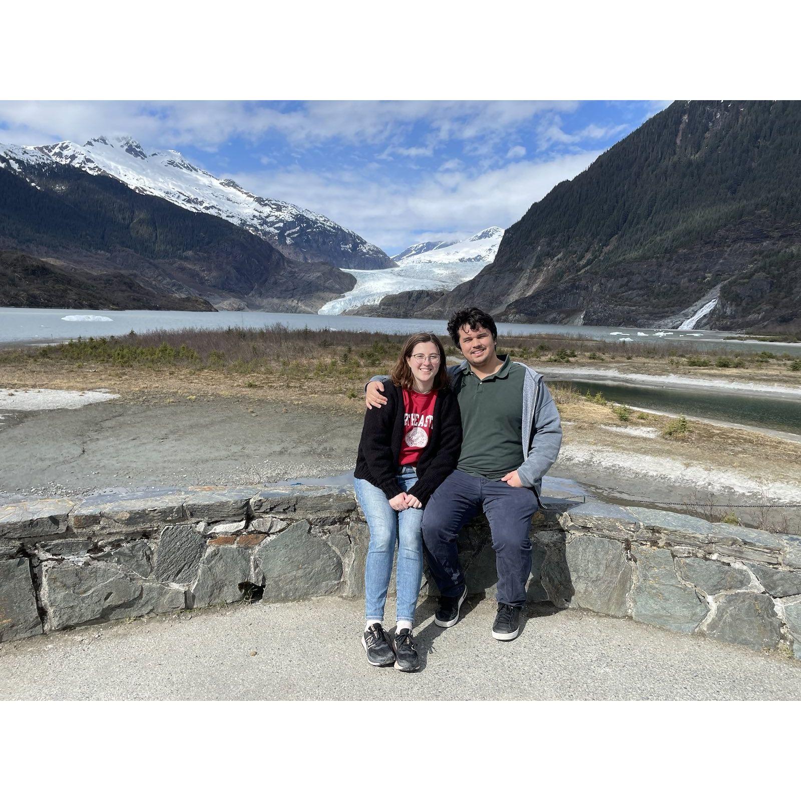 Mendenhall glacier in Juneau