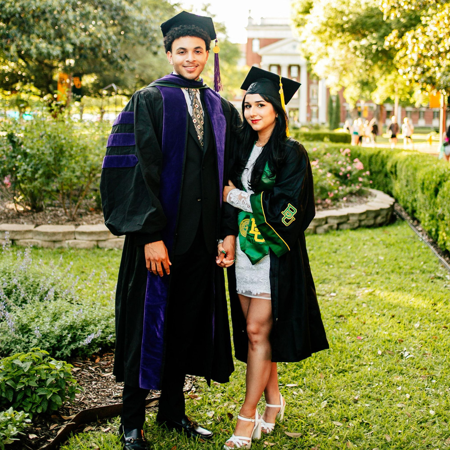 Until we both graduated from Baylor