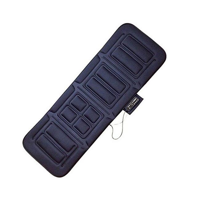 Belmint 10-Motor Plush Massage Mat For Full-Body Relief Features Switchable Heat