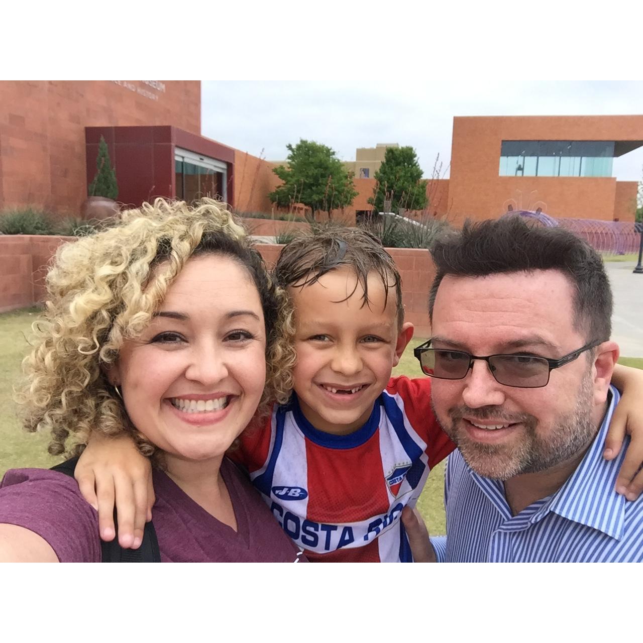 cir.  April 2018
The first hang out date as a trio!