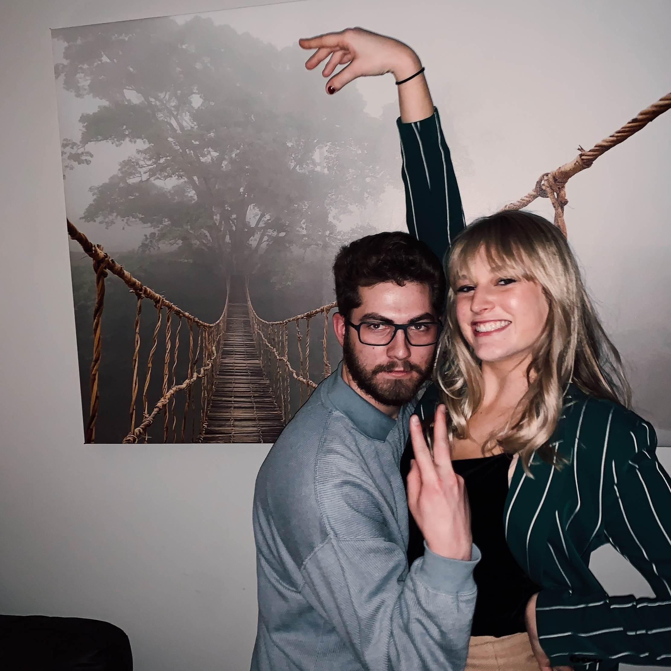 Our first New Years together, ringing in 2019!