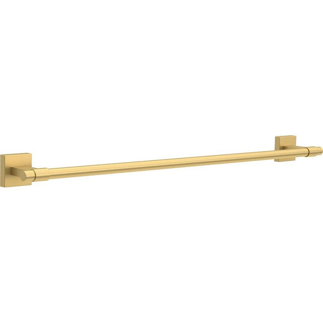 Franklin Brass Maxted (1-Pack) 24' Towel Rack for Bathroom, Modern Gold Bar Holder Wall Mounted Rod, Hardware | Accessories MAX24-MG