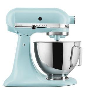 Deluxe 4.5 Quart Tilt-Head Stand Mixer Mineral Water Blue KSM97MI | KitchenAid