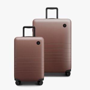 Monos Carry On & Check in Luggage Set - Terracotta