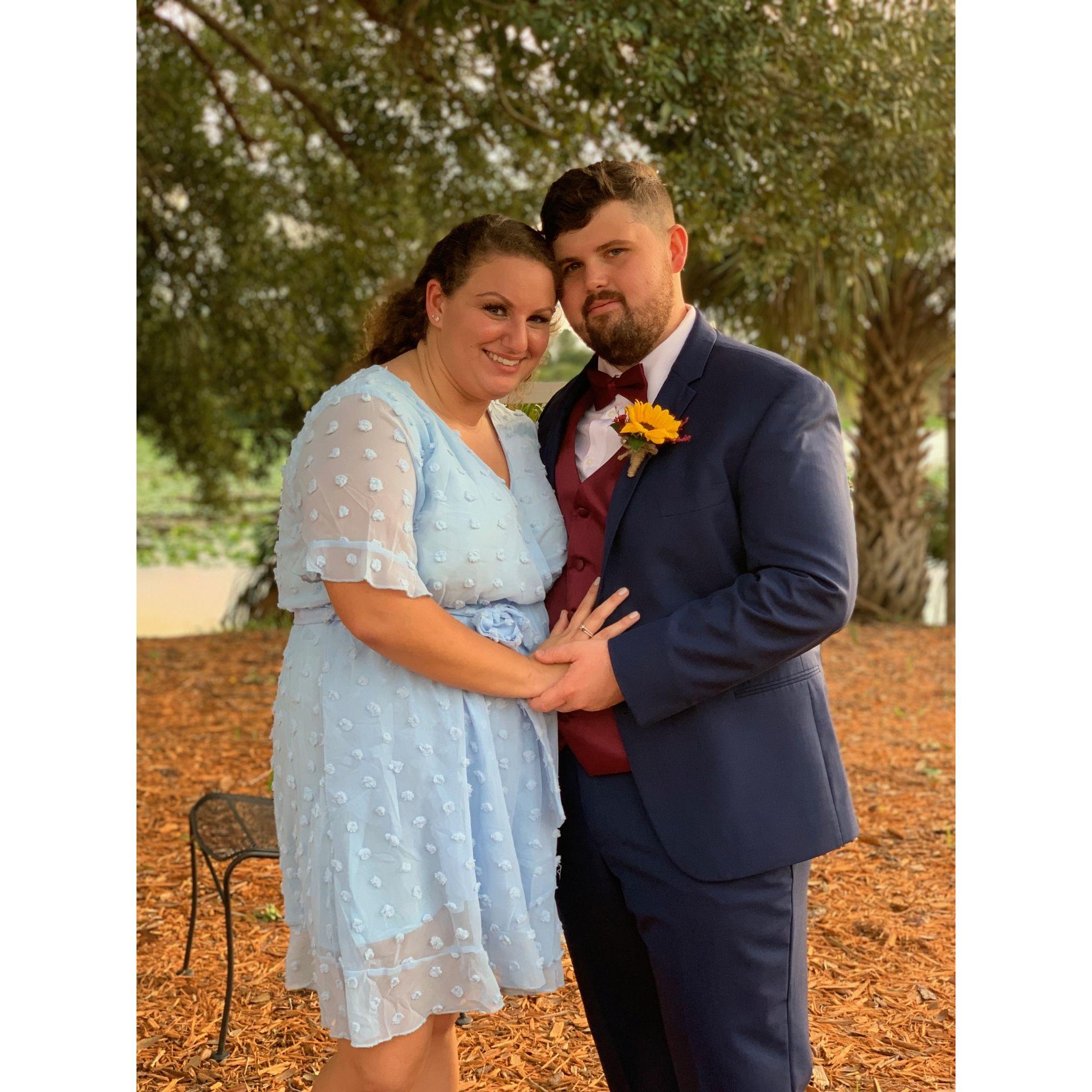 Celebrating at Matt & Sarah's Wedding! November 2020