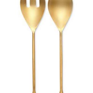 Thirstystone - CLOSEOUT! Old Hollywood 2-Pc. Gold-Tone Salad Server Set