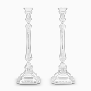 Comino Candlesticks Decorated Silver Medium