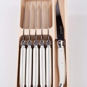 Thiers - 6 Pc. Steak Set Laguiole, White